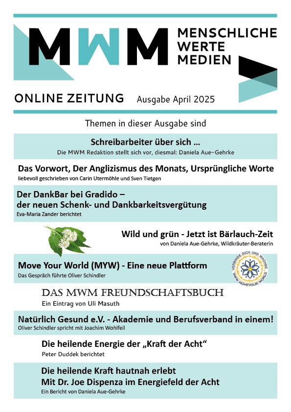MWM Onlinezeitung: Ausgabe April 2025