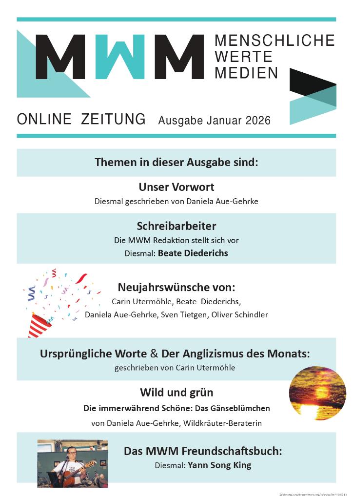 MWM Onlinezeitung – Ausgabe Januar 2026