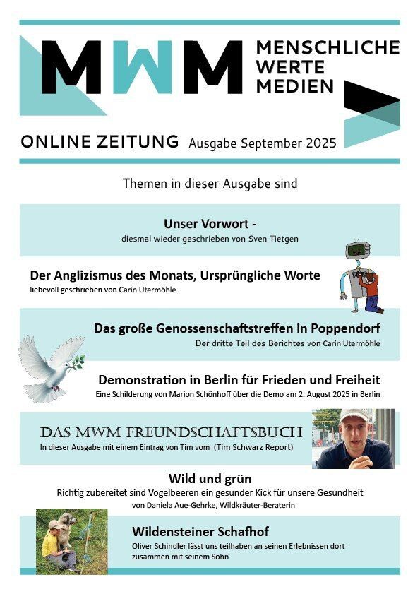 MWM Onlinezeitung: Ausgabe September 2025