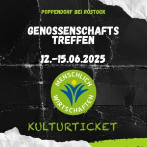Ticket Kulturprogramm Genossenschaftstreffen 2025