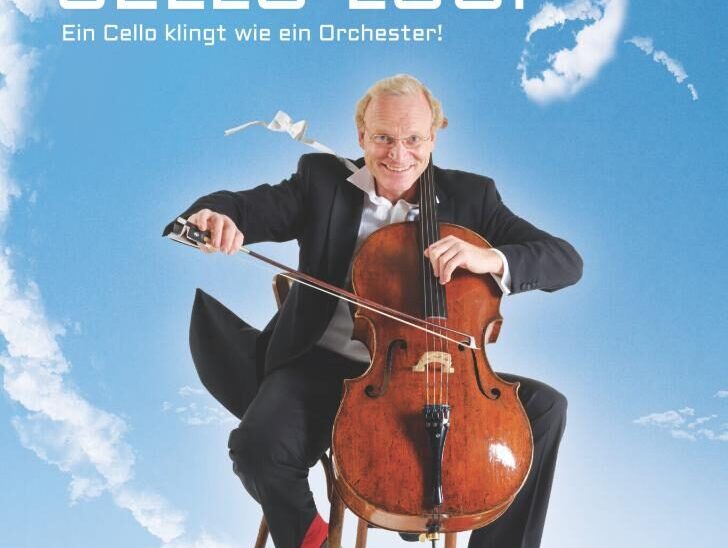 Plakat Stephan Schrader mit Cello