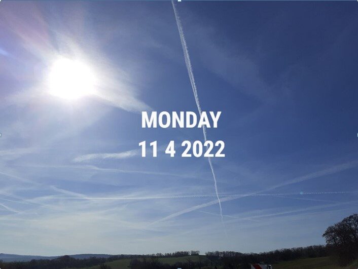 Großmutter, was ist das für ein dunstiger Himmel?