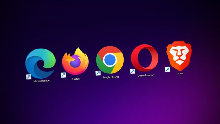 Logos von verschiedenen Browsern