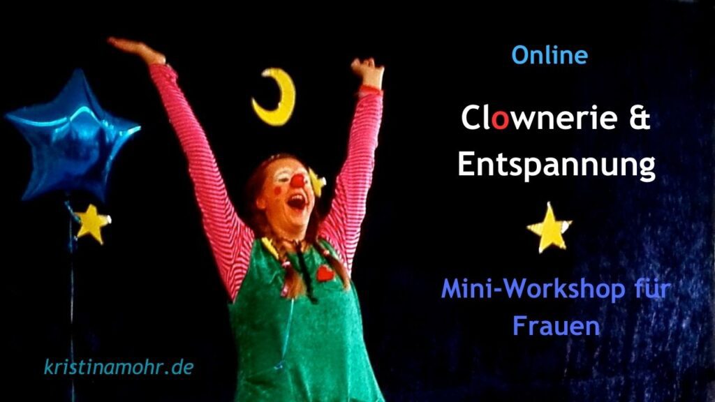 Plakat Clownerie und Entspannung